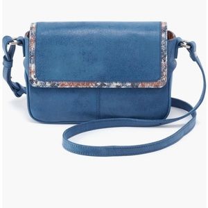 Hobo Autry Small Crossbody - Cobalt 9" W X 6" H X 3" D